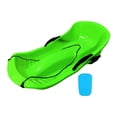 thumbnail image 1 of Lipstore Snow Sled Classic Wear Resistant with Pull Rope Thickened with Brakes Sledge Green, 1 of 8