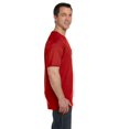 thumbnail image 3 of Hanes Beefy-T T-Shirt à Poche pour Hommes, m, Rouge Foncé, 3 of 7