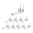 thumbnail image 1 of Xuanheng 10 Pcs Ressorts de Torsion Double Retour Métal pour Fer à Friser Outil à Cheveux 30mm, 1 of 8