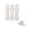 A, variant on White Plastic Garden Fence with Stakes, Decorative Border Fencing for Lawns Flower Bed Vegetable Garden Outdoor Edging