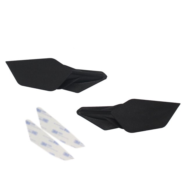 Labymos 2pcs Moto GP Winglets Kits Aile Aérodynamique Aile Spoiler Universel Modification Accessoires