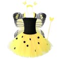 thumbnail image 1 of KAWELL Robe Fairy Papillon Costume Fille Halloween Costume en Maille Duveteuse, 1 of 2