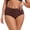 Brown, variant on Womens Underwear High Waist Full Coverage Briefs Soft Breathable Postpartum Panties Stretch Underpants