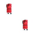 thumbnail image 2 of maskred Sacs de Courses Pliables Pratiques pour un Transport et un Rangement Faciles Rouge 2Ensemble, 2 of 6