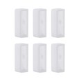 thumbnail image 1 of Unique Bargains 6pack Watch Strap Loop Fastener Rings 20mm Rubber Watch Holder Keeper White, 1 of 6