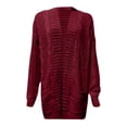 thumbnail image 3 of Cardigans pour Femmes à devant Ouvert, Manches Longues, Manteau en Tricot Torsadé avec Poches, Cardigans pour Femmes, 3 of 6