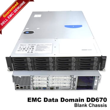 Dell EMC DD670 Data Domain Système de Stockage Châssis en Métal Seulement P-X-670-CHSX1 (Neuf)