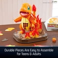 thumbnail image 4 of 4D Build, Pokémon Charmander 3D Model Kit, Pokémon Figure, Kanto First Partner Collection, Desk Décor, 241 Pieces, for Ages 12 & Up, 4 of 4