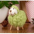 thumbnail image 1 of Handmade Felt Sheep Miniature Decoration Christmas Tree Hanging Ornament Felt Sheep Figurines，Green Lamb, 1 of 4