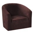 thumbnail image 2 of jifeng Housse de Sofa Extensible Haute Élasticité Housse de Fauteuil de Bain en Velours Antidérapante Multicolore au Choix Café, 2 of 9
