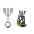 thumbnail image 4 of Bicolor Cowbell for Drum Set High and Low Tones Midium Size, 4 of 9
