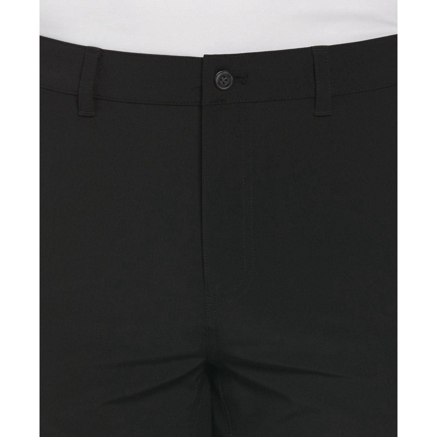 PGA Tour Course Essentials Men's 8" Flat Front Short with Active Waistband & Media Pocket