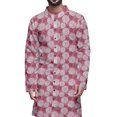 thumbnail image 2 of Atasi Party Wear Kurta Set For Men Mandarin Collar Ethnic Printed Kurta Pajama, 2 of 2