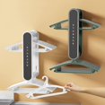 thumbnail image 4 of Hanger Rack Telescopic Good Stickiness Strong Bearing Capacity Stretchable Stable Keep Tidy Non-slip Wall-mounted Clothes Hanger Rack Home Use, 4 of 8