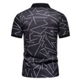 thumbnail image 4 of Cameland Mode Personnalité Homme Décontracté Ajusté Manches Courtes Imprimé T Manches Courtes Col Rabattu Blouse et Chemise, 4 of 9