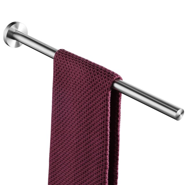 Modern Stainless Steel Towel Bar, Wall Mounted Quick Drying SUS304 Adhesive Rack, Rust Proof for Kitchen Bathroom (40CM Length)