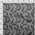 thumbnail image 3 of oneOone Cotton Poplin Gray Fabric Tropical Sewing Craft Projects Fabric Prints By Yard 56 Inch Wide, 3 of 5