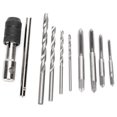 thumbnail image 2 of Peahefy High Quality Tap Drill Bit Set Bearing Steel With T‑Type Tap Wrench Hand Tool, 2 of 8