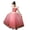 A#Pink Dress, variant on Princess Birthday Dress Girls Pink Costume Halloween Christmas Fancy Cosplay Party Outfits (w/Accessories)