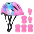 thumbnail image 2 of Équipement de Protection pour Enfants, Casque de Protection Complet pour Enfants Absorption des Chocs Réduction des Blessures pour Patinage Rose Coloré Enfants, 2 of 8