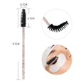 thumbnail image 4 of 50Pcs Disposable Wands Eyelash Brushes Makeup Eyelash Extension Pink+Black, 4 of 9