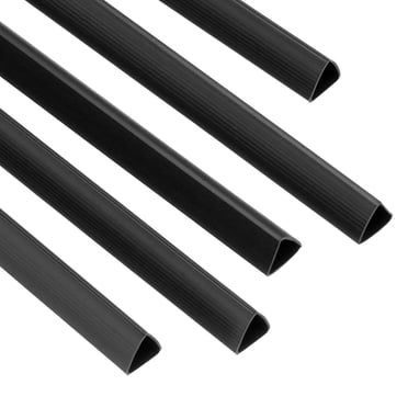 Uxcell Binding Bars 10mm Binding Bars Slide Grip Capacity Report Binder Triangle Presentation Binder Black