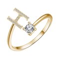 thumbnail image 1 of QIPOPIQ Clearance Rings Exquisite Fashion 26 English Alphabet Style Ring Letter Fashion Copper Ring Gifts for Her, 1 of 2