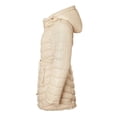 thumbnail image 3 of Sportoli Manteau d'Hiver pour Femme Réversible Doublé en Fausse Fourrure, Doudoune Matelassée - Beige (Petit), 3 of 7