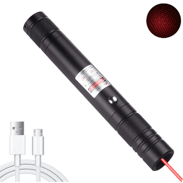 Pointeur de Présentation Tactique à Haute Puissance à Longue Portée avec Lumière à Point Rouge, Recharge USB, Jouet Laser Interactif pour Chat d'Extérieur