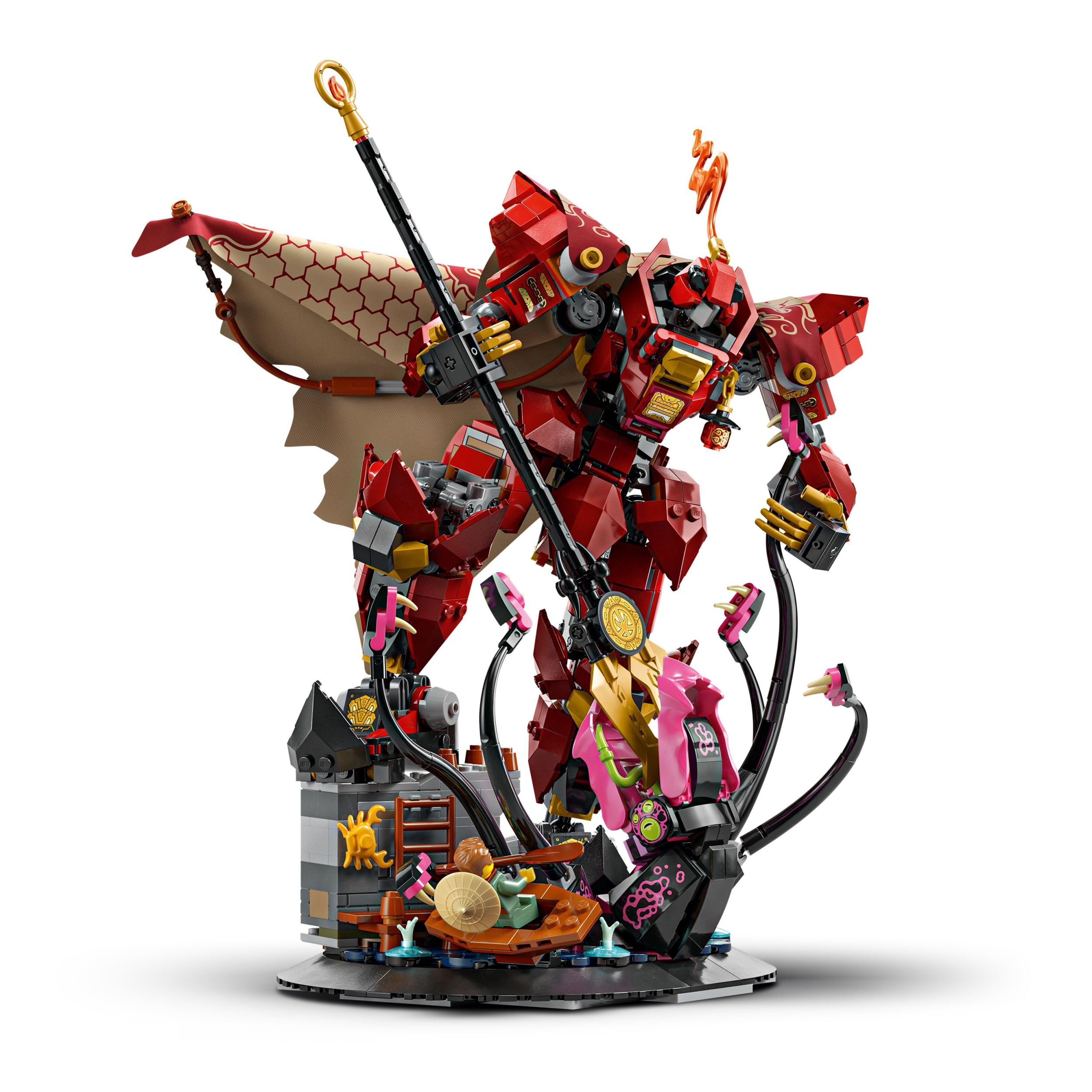 LEGO NINJAGO Le Robot Chevalier de Feu, Ensemble de Construction 71846