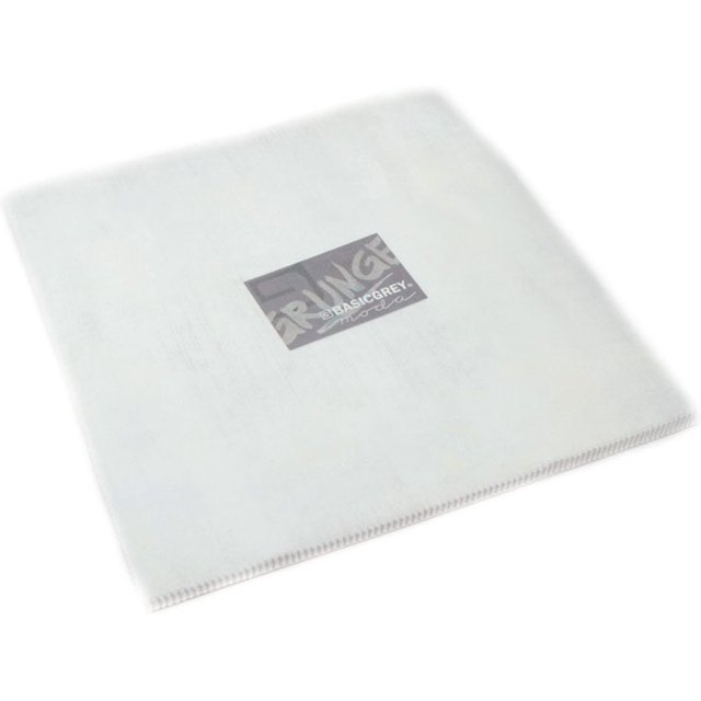 BasicGrey Grunge Basics White Paper Junior Layer Cake 20 10-inch Squares Moda Fabrics 30150JLC 101