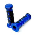 thumbnail image 2 of Krator ATV / PWC Watercraft Gel Hand Grips Blue Rubber Compatible with Kawasaki Predator, 2 of 5