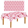 thumbnail image 3 of Birdeem Nappe Nappe Rectangulaire Nappe Nappe Rectangulaire Nappe Nappe Rectangulaire Nappe de la Saint-Valentin Amour Montrant Scène de Demande en Mariage Rideau de Fond Décoration, 3 of 10