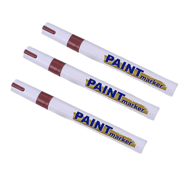 CHOK 3 PCS Automobile Touch-up Pens Waterproof Industrial Markers Metal Pa M1G7