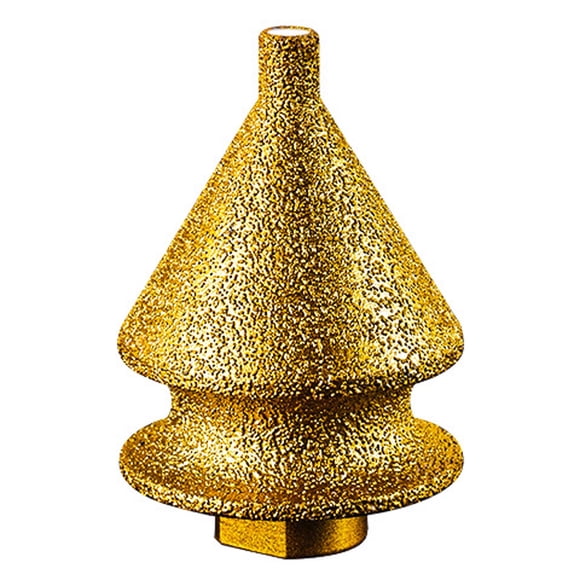 Embout de Chanfreinage Diamant pour Moulin d'Angle / Tige Filetée M10 pour Perçage, Agrandissement des Trous & Broyage des Carreaux de Porcelaine / Revêtement Diamant Brossé pour Bords Sans Éclats & Durabilité Améliorée