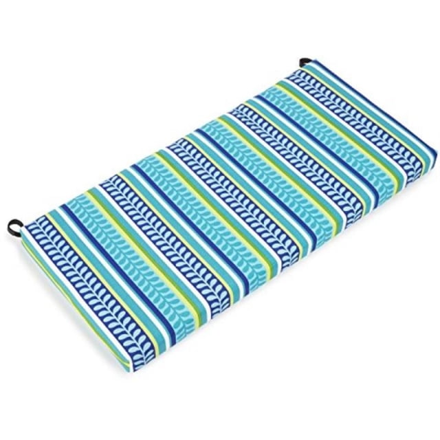 Coussin de Causeuse d'Extérieur en Polyester Filé de 45 Po sur 19 Po - Pike Azure