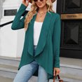 thumbnail image 2 of CEHVOM Cardigan Veste à Manches Longues Ample de Couleur pour Femmes en Liquidation, 2 of 7
