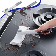 pstuiky Plastic Mop with Spray Bottle Wet Dry Cleaning Mop with Cloth Clip Hands Free Rotating Mop Clip on Microfiber Mop for Floor Glass Household One Mop Clean Dirt