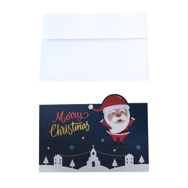 Christmas Cards with Envelopes Christmas Greeting Cards with Envelopes and Stickers 10 Pack Glitter Christmas Cards with Envelopes Christmas Greeting Cards Father Christmas Snowman