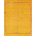 thumbnail image 1 of Ahgly Company Indoor Rectangle Abstract Orange Abstract Area Rugs, 5' x 7', 1 of 6