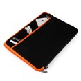 thumbnail image 2 of 17 inch Laptop Sleeve Case - Protective Sleeve Bag for 17" Notebook Computer, Water-Resistant Portable Slim Case (Orange), 2 of 5
