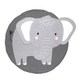 thumbnail image 2 of Animals Baby for Nursery Baby Round Educational Warm Soft Activity Mat Elephant, 2 of 8