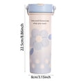 thumbnail image 3 of TIELUTT Tasse de Voyage pour Café Tasse à Café Isolée Tasse à Café Réutilisable avec Couvercle Tasse de Voyage Anti-Déversement pour Café Ensemble de Gobelets Lapin pour Femmes Tasse en Céramique Transparente Fond en Liège Tasses Anime Tasse à Café sous Vide Transparente, 3 of 6
