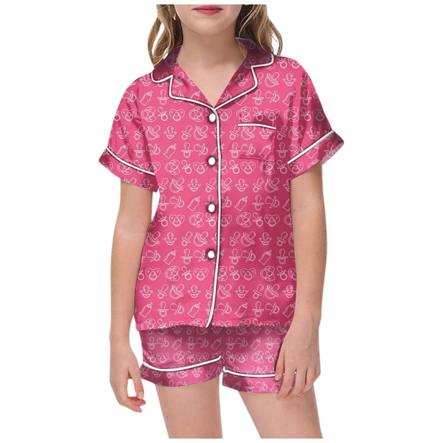 Luvoko Child Kid DIY Hand Painted Homewear Set Colouring Pajama Sets For And Girl Can Play With And