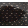 thumbnail image 4 of oneOone Viscose Chiffon Fabric Dachshund Dog Print Sewing Fabric BTY 42 Inch Wide, 4 of 4