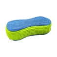 thumbnail image 1 of WLOELOEW Vert Haute Densité Forme 8 Éponge Absorbante pour Lavage de Voiture Bloc en Maille Éponge de Nettoyage Double Face pour Automobile Vert, 1 of 5