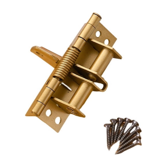 4 Inch Self Closing Door Hinge Automatic Door Closer Spring Hinge Wooden Doors 304 Stainless Steel Invisible Door Hinge with 90 Degree Posi