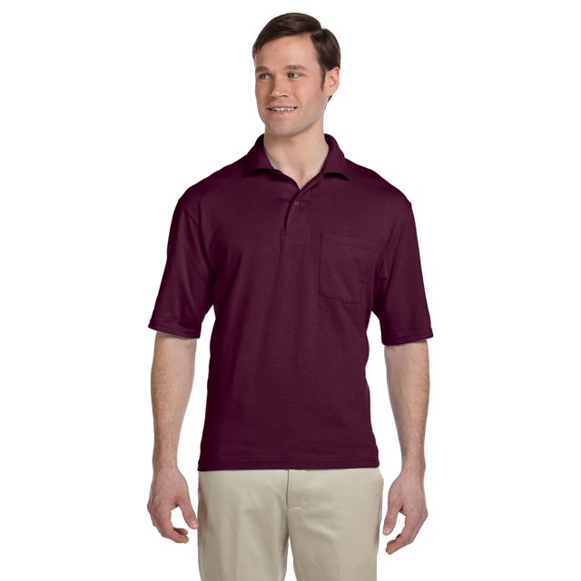 Jerzees Adult 5.6 oz. SpotShield Pocket Jersey Polo - 436P