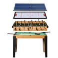 thumbnail image 1 of Soozier 4-in-1 Mini Multi-Game Table for Hockey Billiards Football Table Tennis, 1 of 9