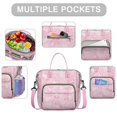 thumbnail image 3 of Boho Bloom Pattern Cooler Bag - Large Leakproof Insulated Tote, Stylish & Functional, 3 of 6